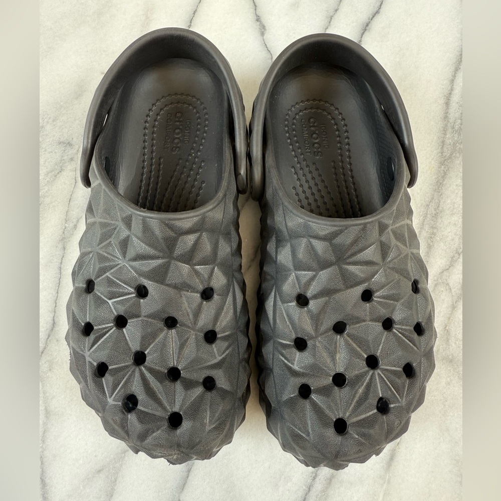CROCS Kids Gray Slippers